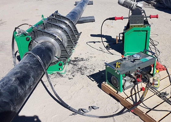 90 a 315 do Hdpe da tubulação de soldadura milímetros de CE hidráulico da máquina