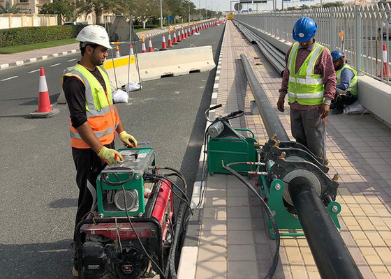 Máquina de solda do Hdpe da fusão 63mm da extremidade/equipamento hidráulicos