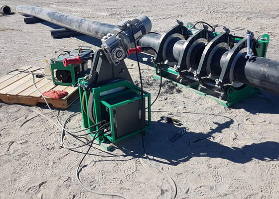 a máquina hidráulica da solda por fusão da extremidade do Hdpe de 450mm conduz a articulação do Ce