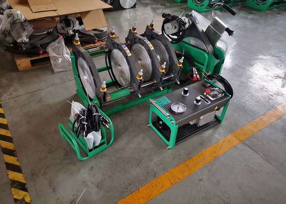 máquina hidráulica da solda por fusão da extremidade de 50-160mm para a tubulação do Hdpe