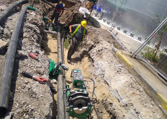 Máquina hidráulica da solda por fusão da extremidade do Hdpe para 280mm