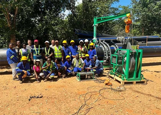 Máquinas de Solda por Fusão de Topo para Tubos de HDPE de 1000mm para Abastecimento de Água para Irrigação