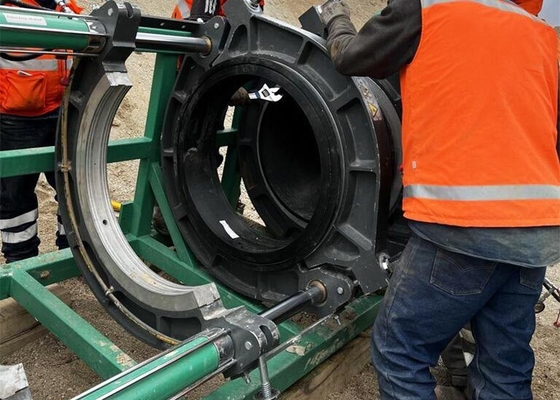 Equipamento de soldadura por fusão de tubos conjuntos de HDPE de fusão a quente de 1200 mm