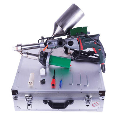 Máquina de Solda por Extrusão de 3400W com Motor METABO e Garantia de 2 Anos para Soldagem de Plástico PP PE