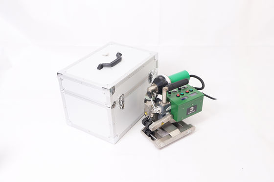 Controle de temperatura da máquina de soldadura do forro da lagoa do ar quente do Hdpe para o plástico
